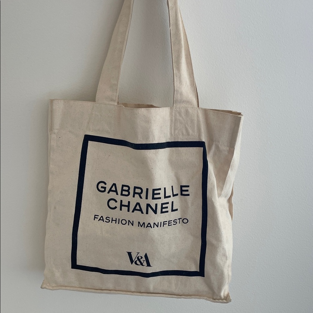 Chanel Gabrielle Cream Tote Bag